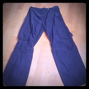 Vintage 1990s cargo pants blue size 7/8